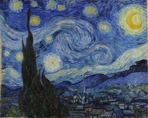 La notte stellata Van Gogh