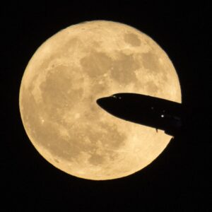 Superluna e jet