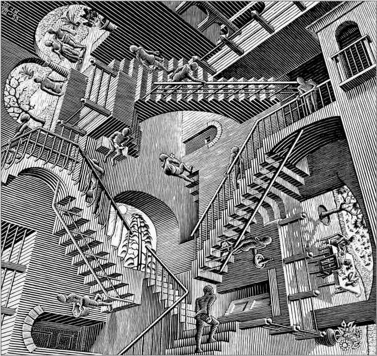 Escher Relatività